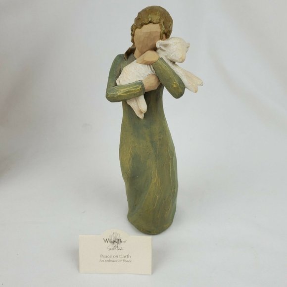 Willow Tree Christmas Angel Figurine Embrace Peace - Picture 4 of 9